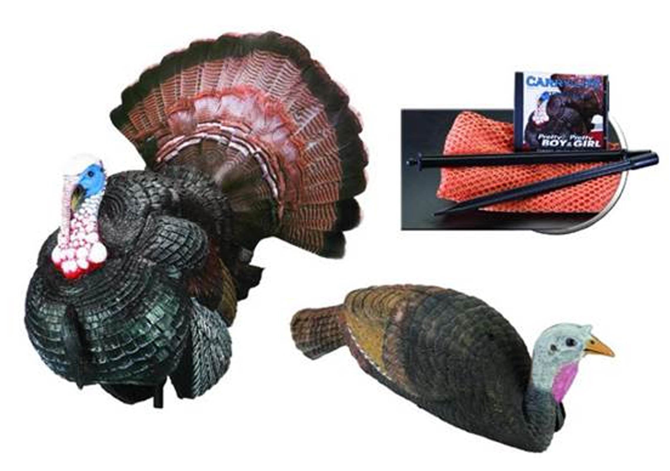 Carry-Lite Pretty Boy & Pretty Girl Combo Turkey Hunting Decoys (Missing Stakes)