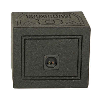 NEW! Q-POWER QBOMB 10" Sealed Car Subwoofer Sub Box Enclosure, Single (Used)