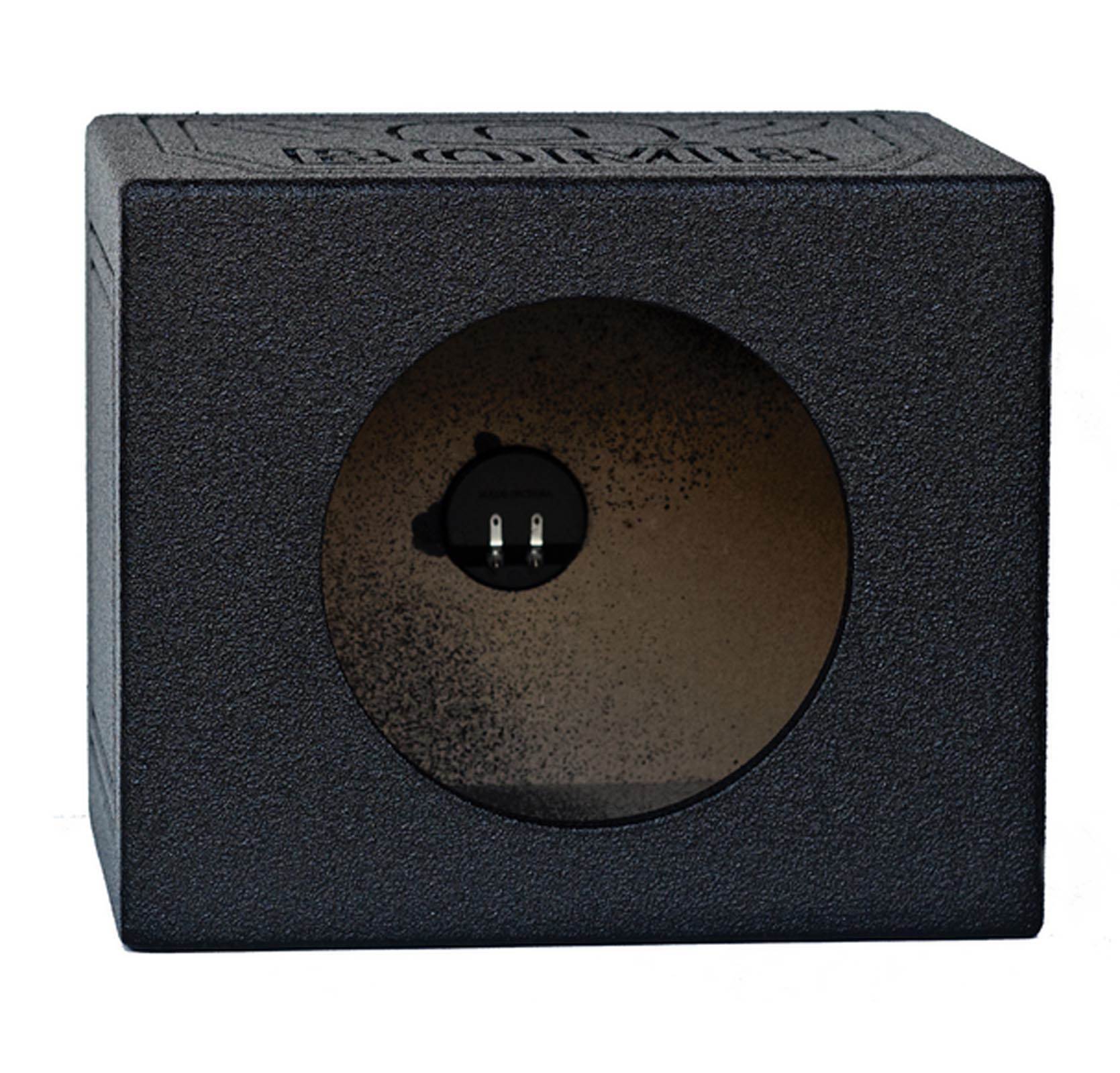 NEW! Q-POWER QBOMB 10" Sealed Car Subwoofer Sub Box Enclosure, Single (Used)
