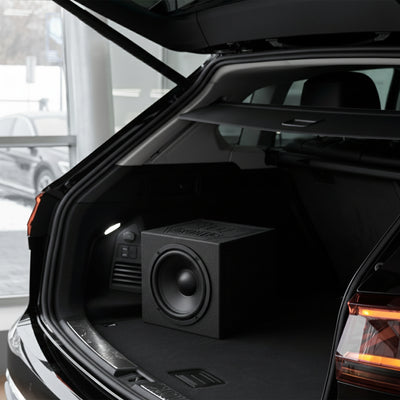 QPower QBomb 12" Sealed Car Subwoofer Sub Box Enclosure (Used)