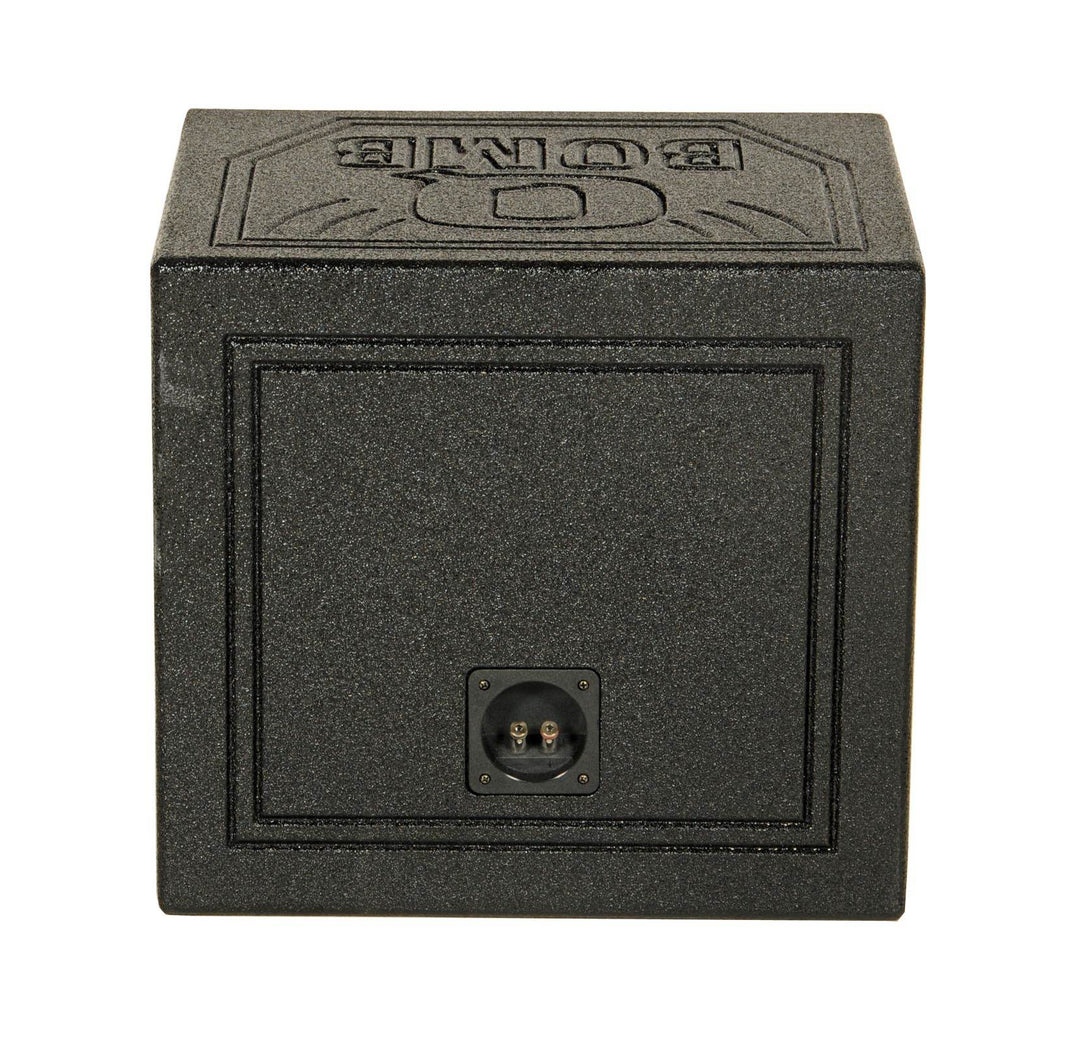 Q-POWER QBOMB 12" Sealed Car Subwoofer Sub Box Enclosure Single - Open Box