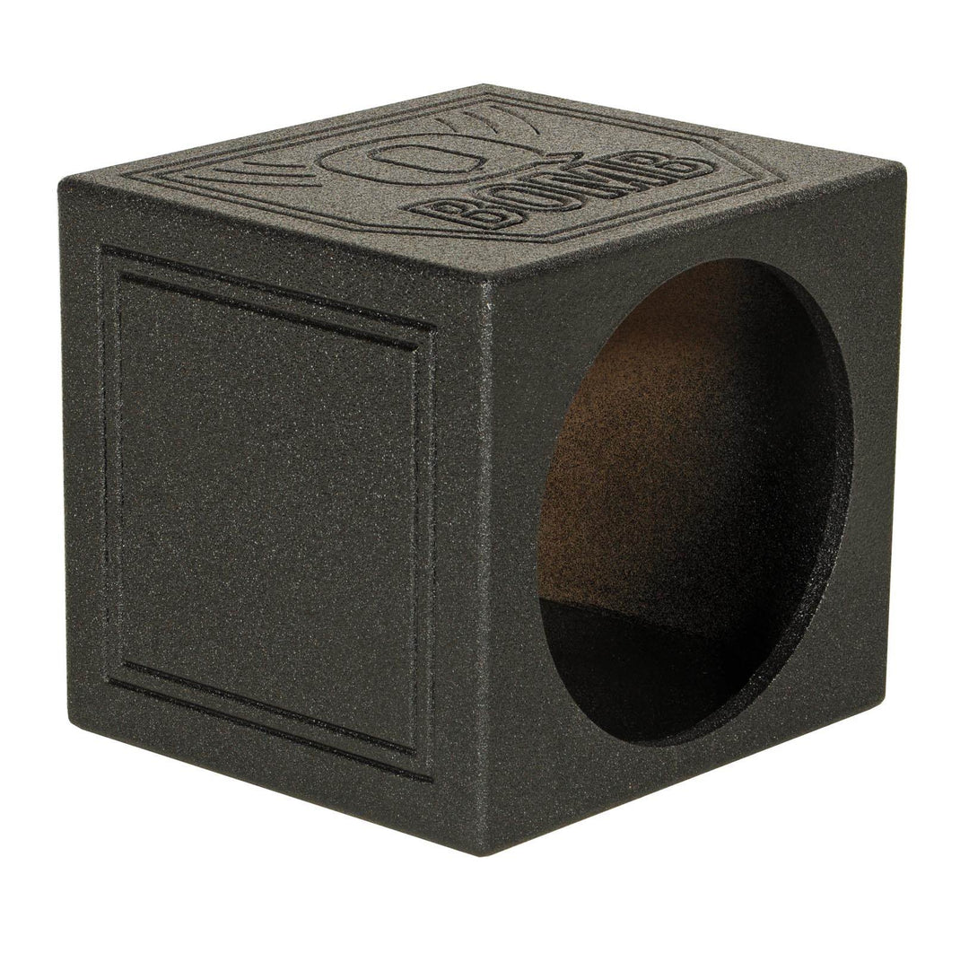 Q-POWER QBOMB 12" Sealed Car Subwoofer Sub Box Enclosure Single - Open Box