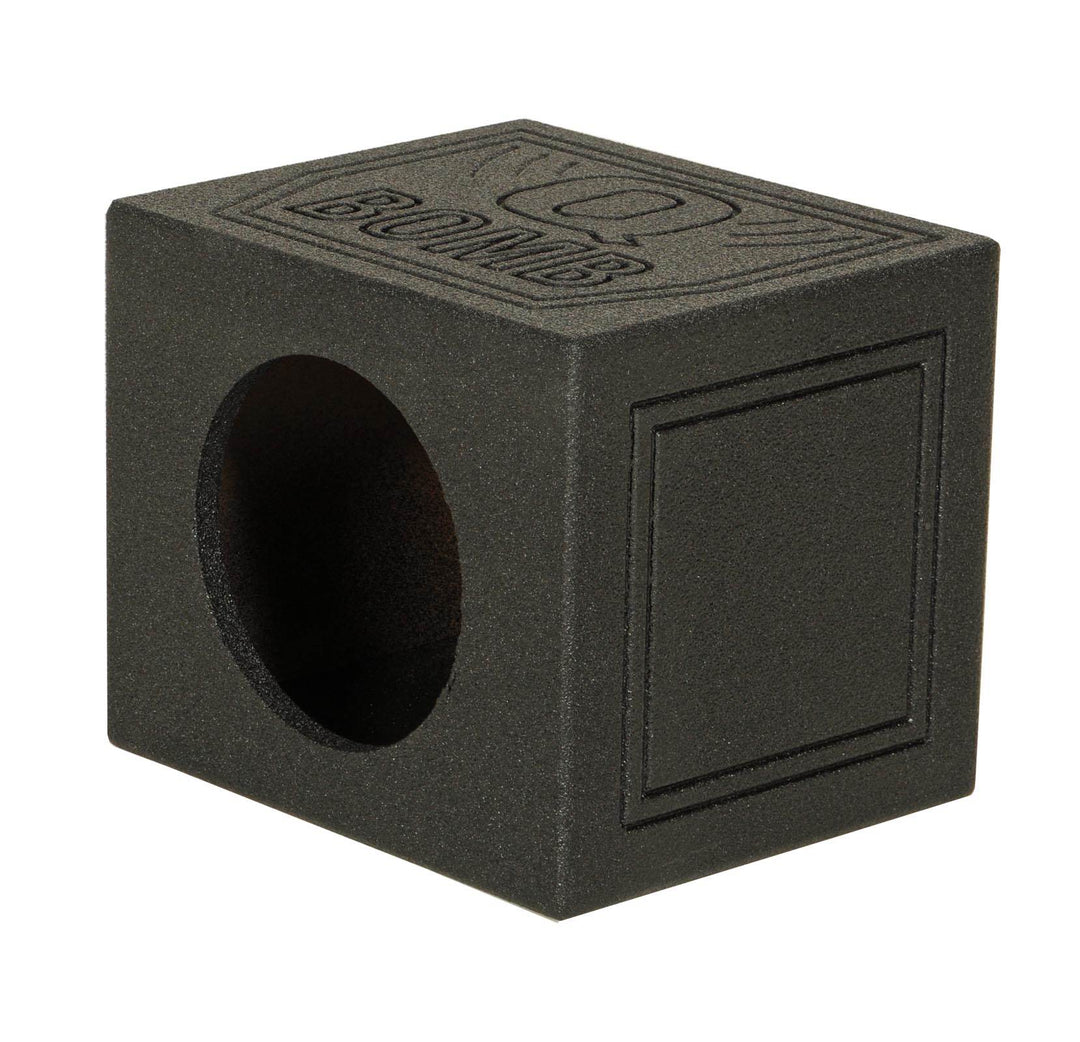 Q-POWER QBOMB 12" Sealed Car Subwoofer Sub Box Enclosure Single - Open Box