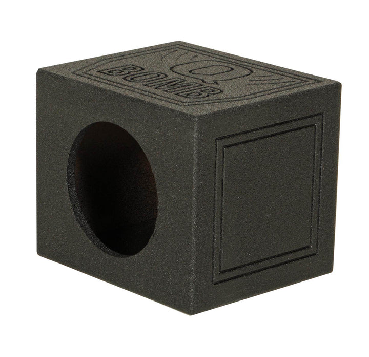 Q-POWER QBOMB 12" Sealed Car Subwoofer Sub Box Enclosure Single - Open Box