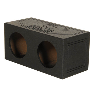 Q-POWER QBOMB 10" Dual Sealed Car Subwoofer Sub Box Enclosure (Open Box)