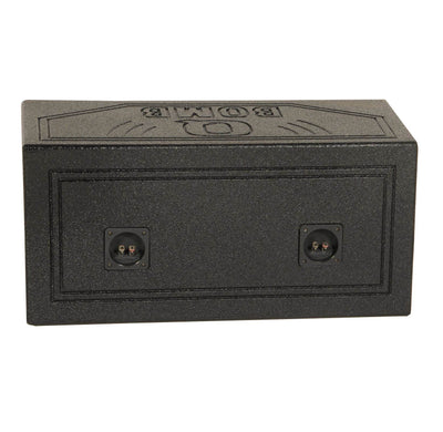 Q-POWER QBOMB 10" Dual Sealed Car Subwoofer Sub Box Enclosure (Open Box)
