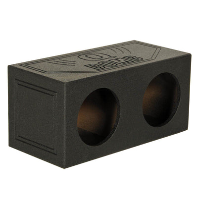 Q-POWER QBOMB 10" Dual Sealed Car Subwoofer Sub Box Enclosure (Open Box)