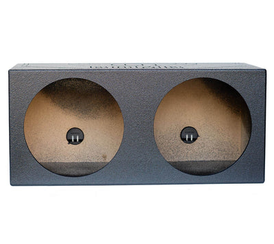 Q-POWER QBOMB 10" Dual Sealed Car Subwoofer Sub Box Enclosure (Open Box)