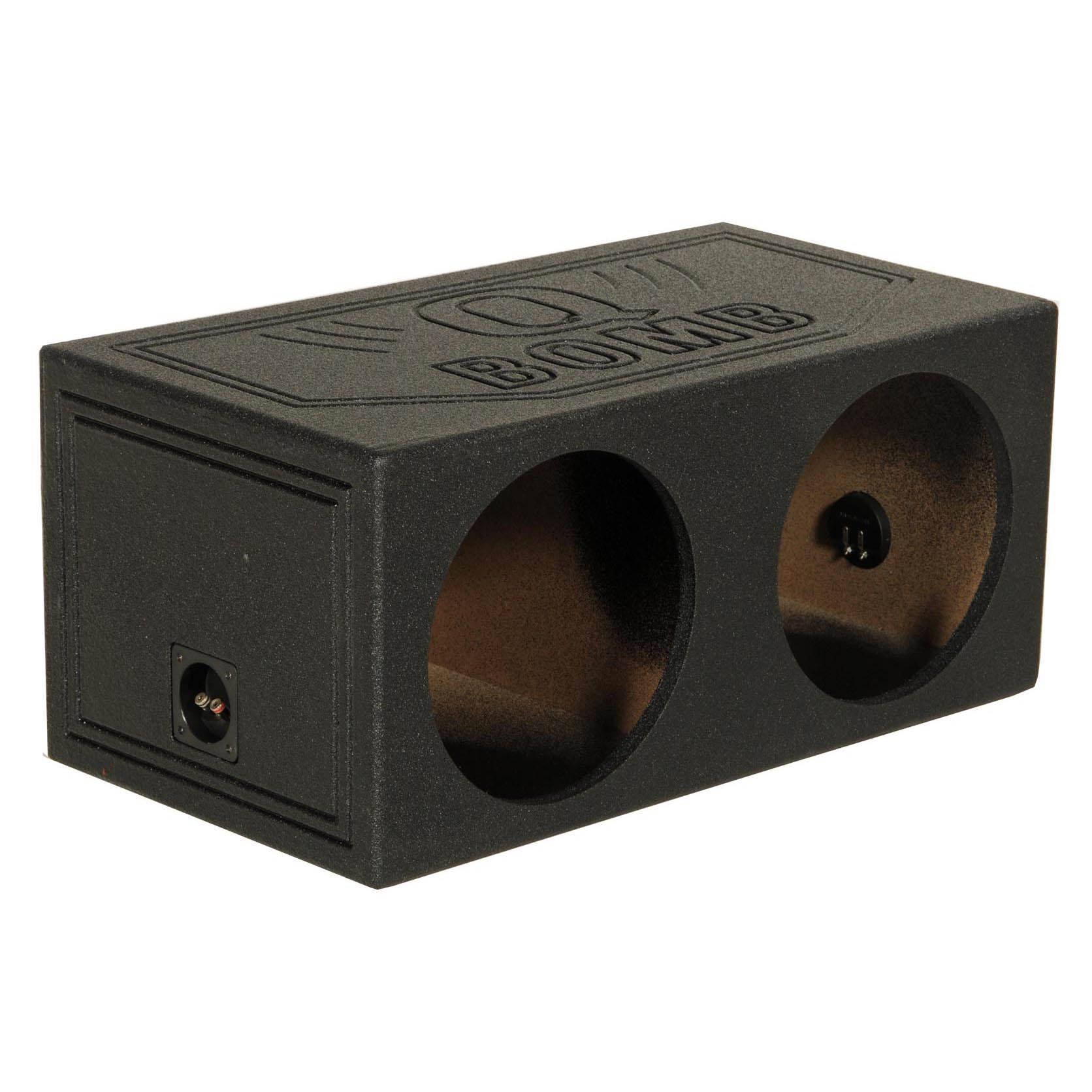Q-POWER QBOMB 15" Dual Sealed Car Subwoofer Sub Box Enclosure (Open Box)