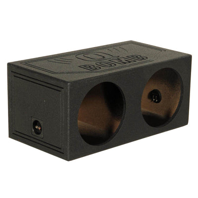 Q-POWER QBOMB 15" Dual Sealed Car Subwoofer Sub Box Enclosure (Open Box)