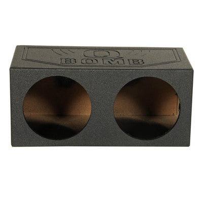 Q-Power QBomb 15 Inch Dual Sealed Car Subwoofer Sub Box Enclosure (Used)