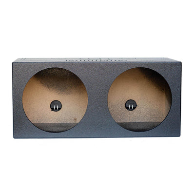 Q-Power QBomb 15 Inch Dual Sealed Car Subwoofer Sub Box Enclosure (Used)