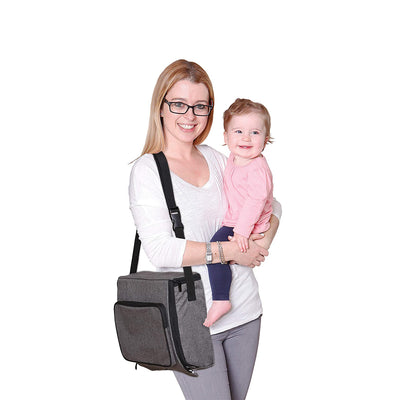 Dreambaby L6030 Grab 'N Go Booster Seat with 3 Point Harness and Storage Space