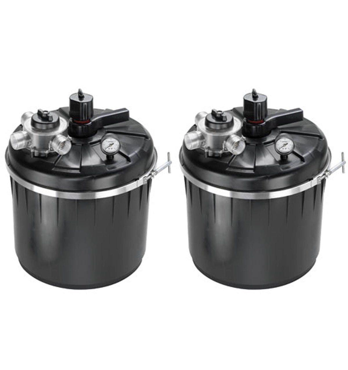 (2) Pondmaster ProLine 2000 GPH BioMatrix Pressurized Pond Filters w/ UV Light