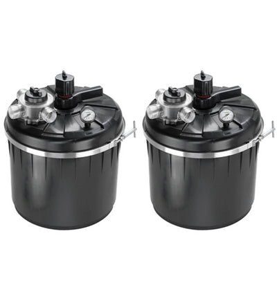 (2) Pondmaster ProLine 2000 GPH BioMatrix Pressurized Pond Filters w/ UV Light