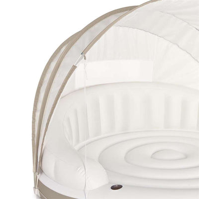Intex Inflatabull Inflatable Pool Float & Intex Inflatable Canopy Island Float