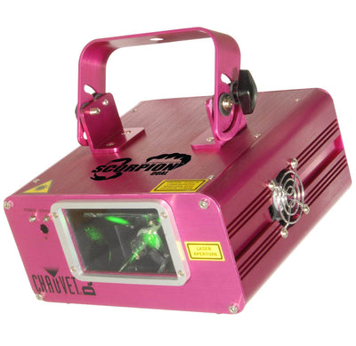 CHAUVET DJ Scorpion Dual Fat Beam Aerial Light Effect Laser w/ H700 Fog Machine