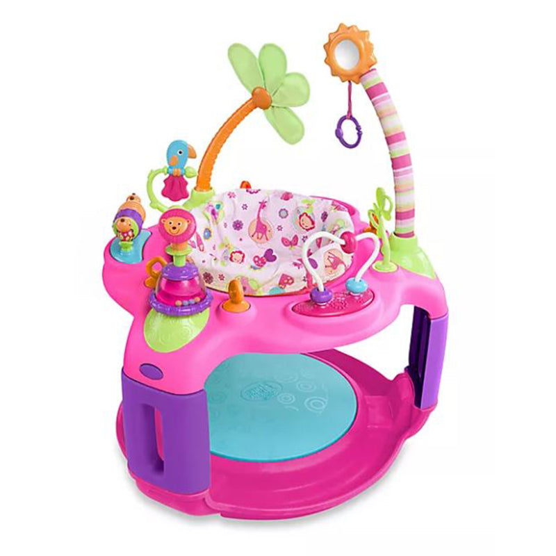 Bright Starts Sweet Safari Bounce 12 Activity Baby Toy Center Bouncer Chair