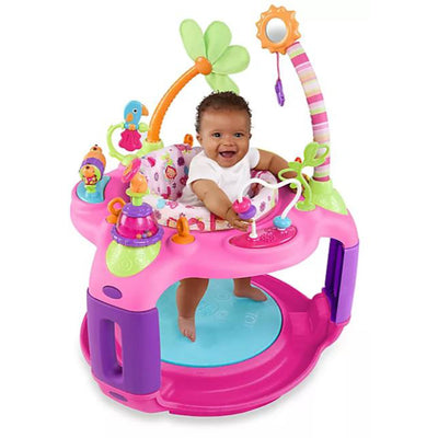 Bright Starts Sweet Safari Bounce 12 Activity Baby Toy Center Bouncer Chair - VMInnovations