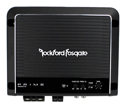 New Rockford Fosgate R500X1D 500W Mono D Car Amplifier Audio Amp + Remote + Cap