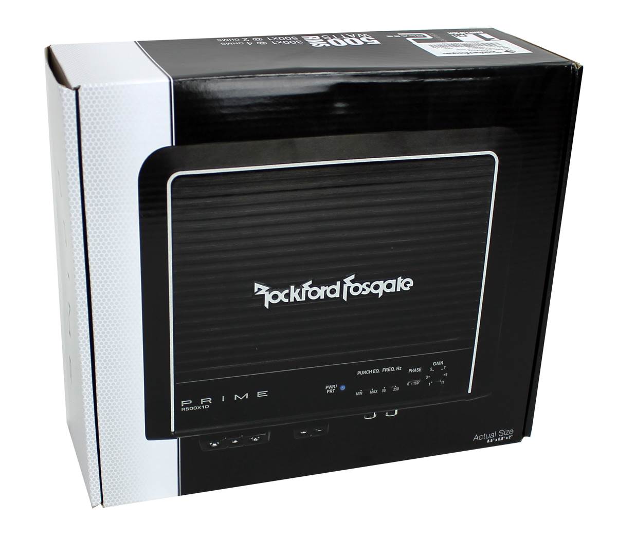New Rockford Fosgate R500X1D 500W Mono D Car Amplifier Audio Amp + Remote + Cap
