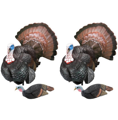 (2) Carry-Lite Pretty Boy & Pretty Girl Combo Turkey Hunting Decoy Kits | Q5878