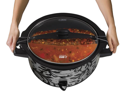 Hamilton Beach Designer Stay or Go Slow Cooker 4 Qt w/Clips & Latches (Open Box)