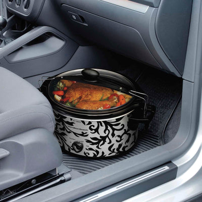Hamilton Beach Designer Stay or Go Slow Cooker 4 Qt w/Clips & Latches (Open Box)
