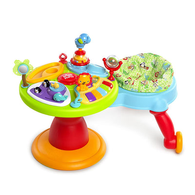Bright Starts 3-in-1 Around We Go Activity Center Bounce Chair w/ Walker & Table - VMInnovations