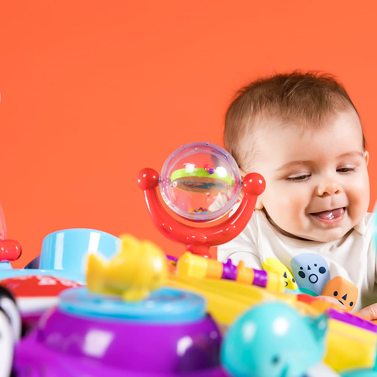 Bright Starts 3-in-1 Around We Go Activity Center Bounce Chair w/ Walker & Table - VMInnovations
