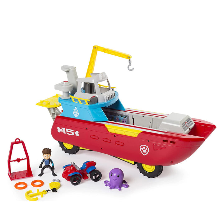Nickelodeon Paw Patrol Sea Patroller Transforming Vehicle with Lights & Sounds - VMInnovations