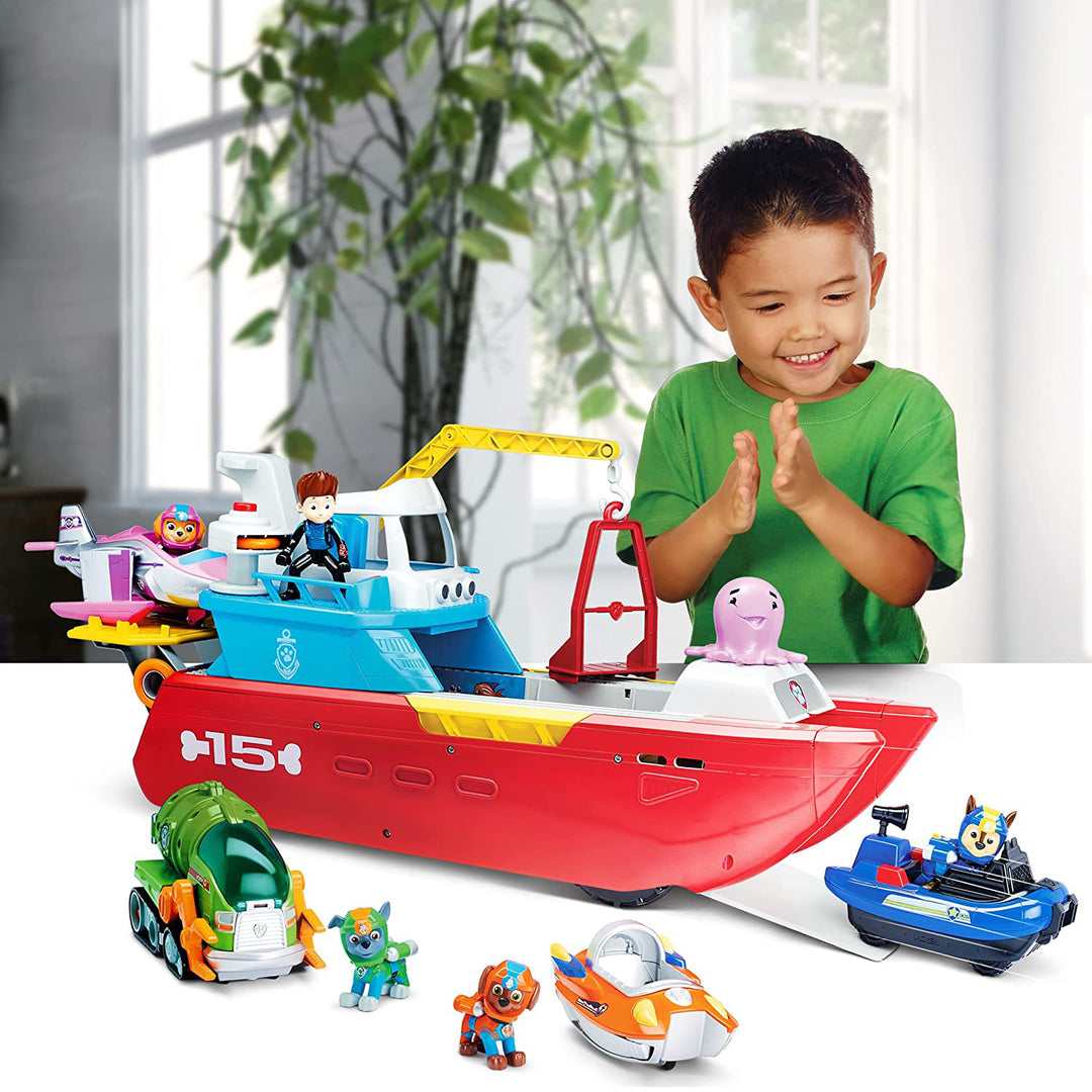 Nickelodeon Paw Patrol Sea Patroller Transforming Vehicle with Lights & Sounds - VMInnovations