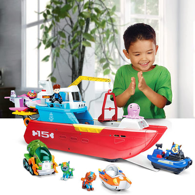 Nickelodeon Paw Patrol Sea Patroller Transforming Vehicle with Lights & Sounds - VMInnovations