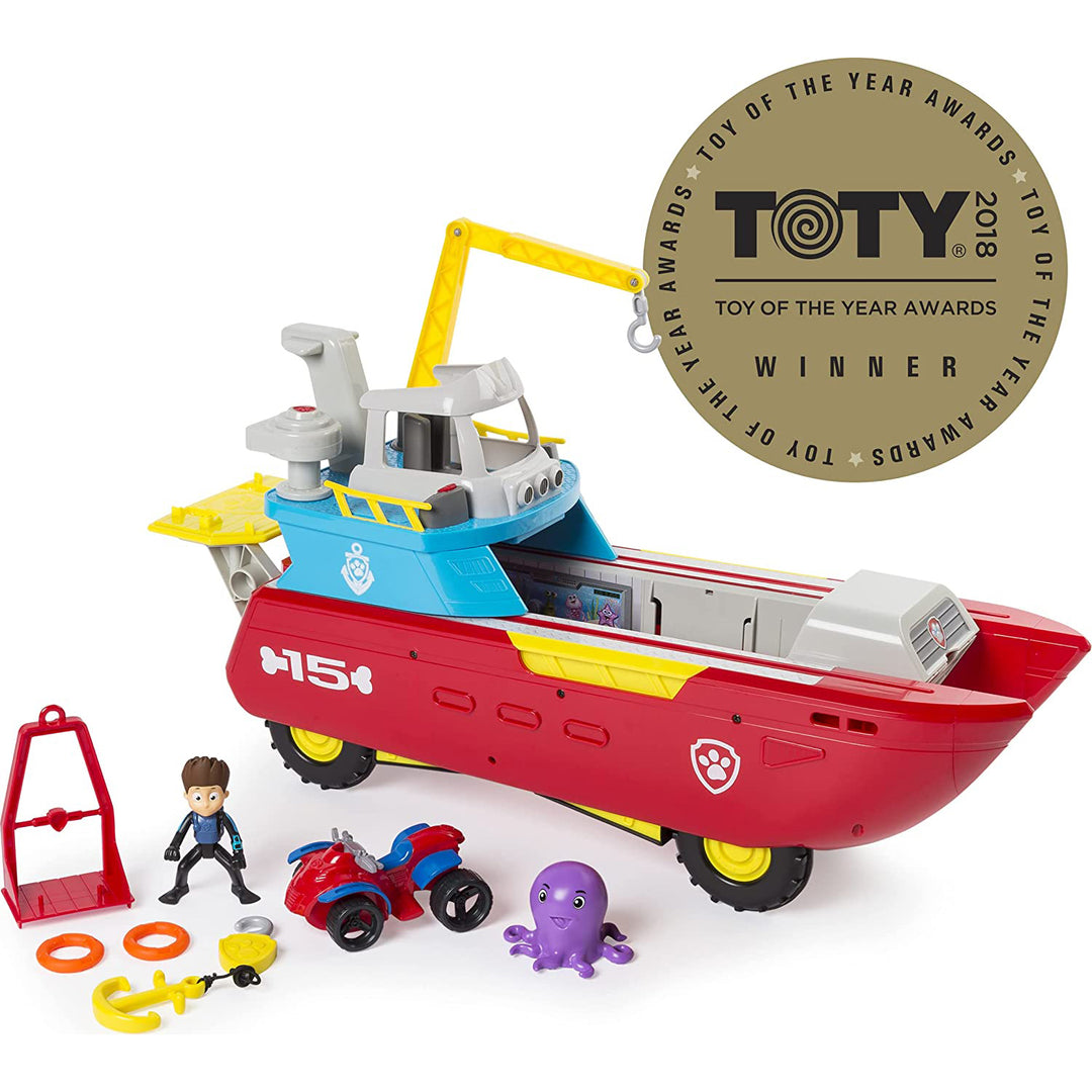 Nickelodeon Paw Patrol Sea Patroller Transforming Vehicle with Lights & Sounds - VMInnovations