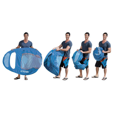 Kelsyus Floating Pool Lounger Chaise Inflatable Chair w/Cup Holder, Blue (3Pack) - VMInnovations