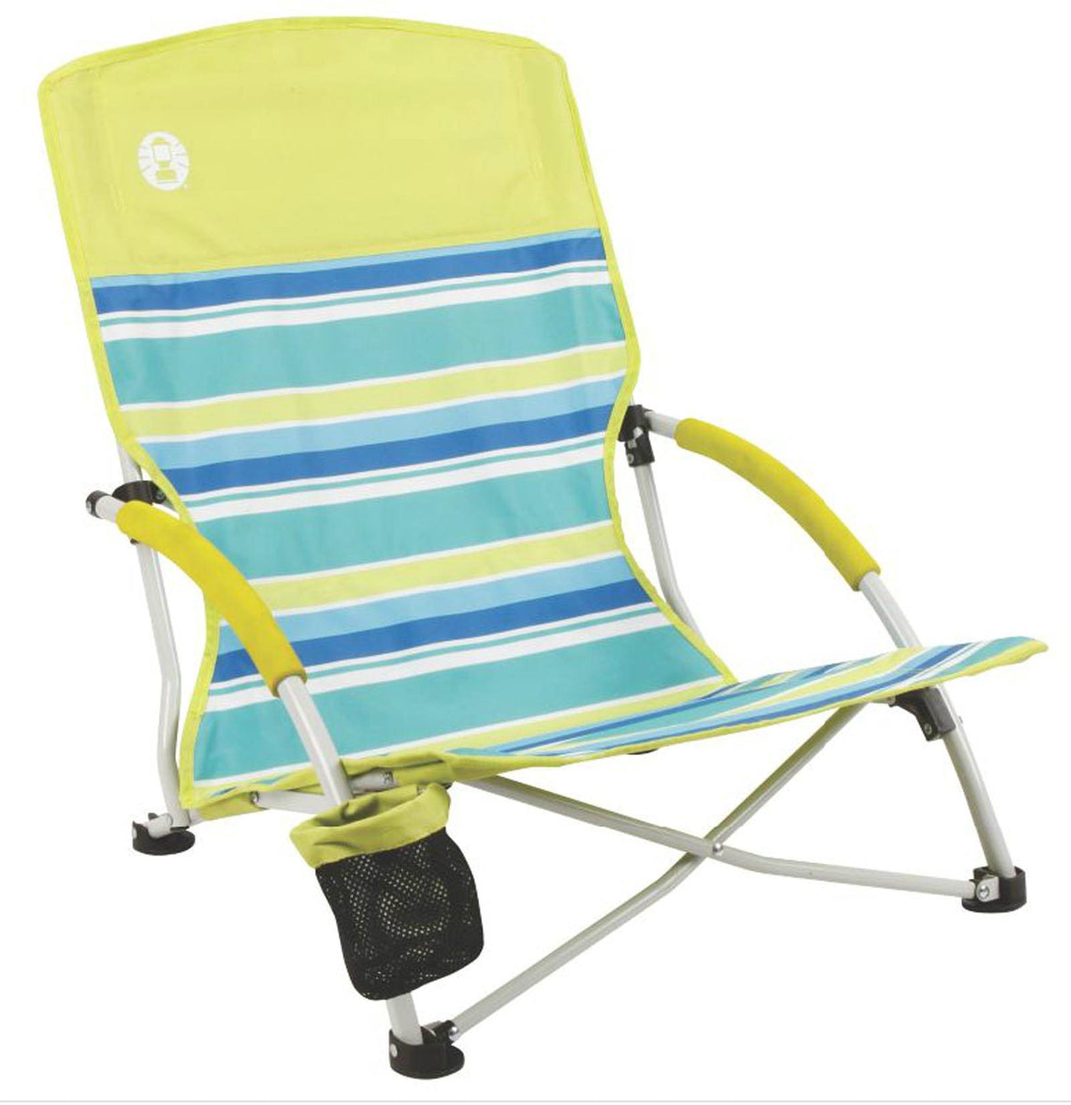 (2) Coleman Utopia Breeze Beach Sling Camping Chairs w/ Cup Holder & Carry Bag - VMInnovations