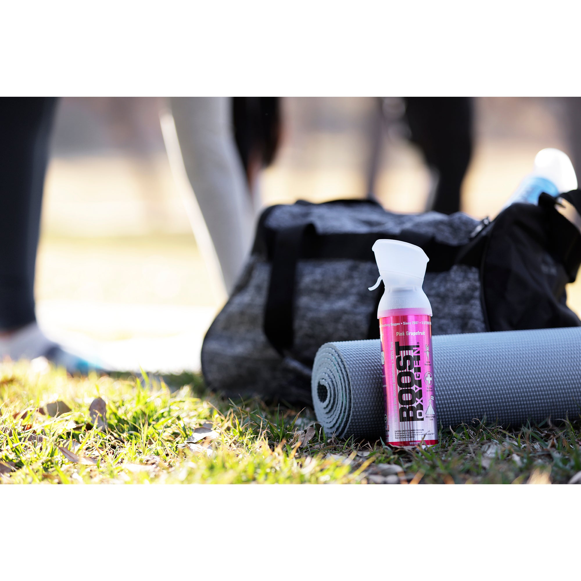 Boost Oxygen Natural 5 Liter Pure Oxygen Canister, Pink Grapefruit (3 Pack) - VMInnovations