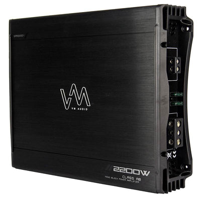 New Pyle PLPW15D 15" 2000 Watt 4-Ohm DVC  Car Subwoofer + VM Audio SRA2200.1 Amp - VMInnovations
