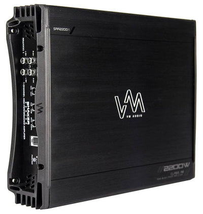 Pyle PLPW15D 15" 2000 Watt 4-Ohm Sub DVC Car Subwoofer + 2200W Amp + Wiring Kit - VMInnovations