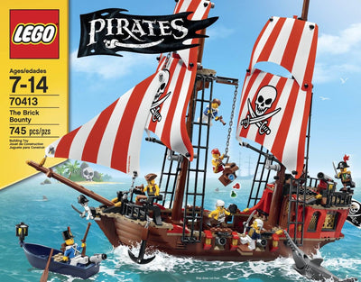 LEGO® Pirates The Brick Bounty Kids Building Playset - 745 Piece | 70413