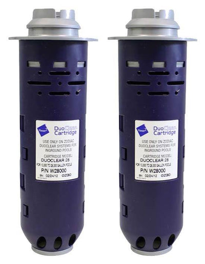 2) ZODIAC NATURE 2 W28000 DuoClear Cartridges 25 K Gallon Inground Swimming Pool - VMInnovations