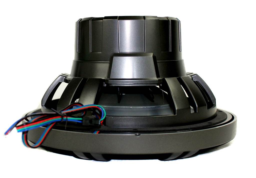 Kicker 41KMW104LC 10" 150 Watt Marine/Boat LED Subwoofer Sub KM10+6.5" Speakers