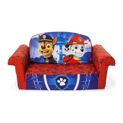 Marshmallow Furniture Paw Patrol Comfy 2-in-1 Flip Open Couch Bed Kid Furniture (Refurbished)