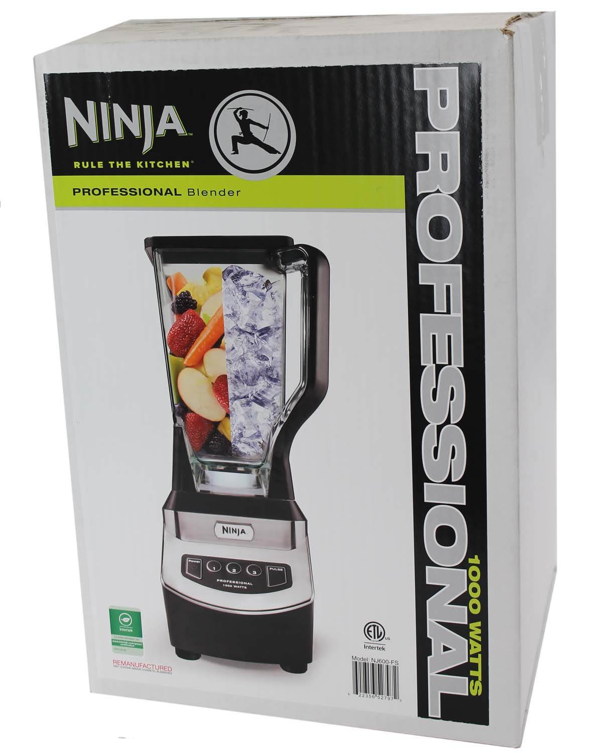 Ninja NJ600CO Professional XL Blender with Pulse (Certified Refurbished)