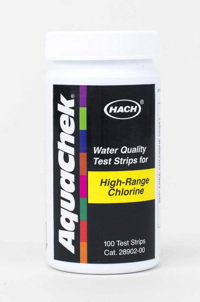 AquaChek 652013 Swimming Pool Spa High-Range Chlorine Test Strip Kit 200 Strips