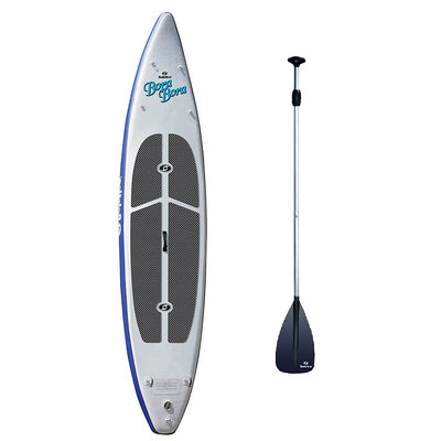 Solstice BoraBora 12' Heavy Duty Inflatable Paddleboard with Aluminum Paddle - VMInnovations
