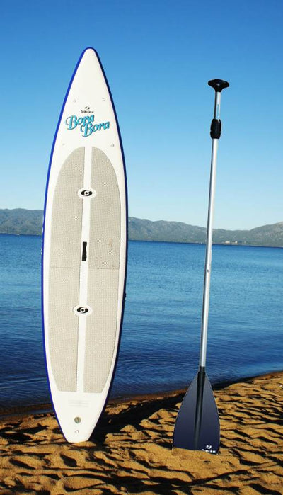 Solstice BoraBora 12' Heavy Duty Inflatable Paddleboard with Aluminum Paddle - VMInnovations