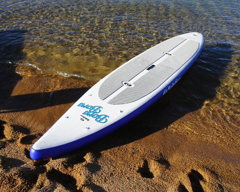 Solstice BoraBora 12' Heavy Duty Inflatable Paddleboard with Aluminum Paddle - VMInnovations