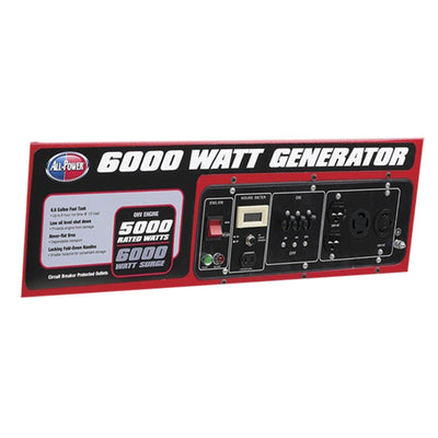 All Power 11Hp 6000W Gas Powered RV/Home Camping Portable Generator (For Parts)