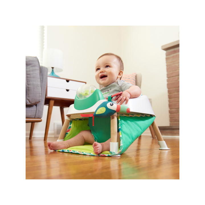 Evenflo ExerSaucer 2 In 1 Tiny Tropics Baby Seat & Doorway Play Jumper (Used)